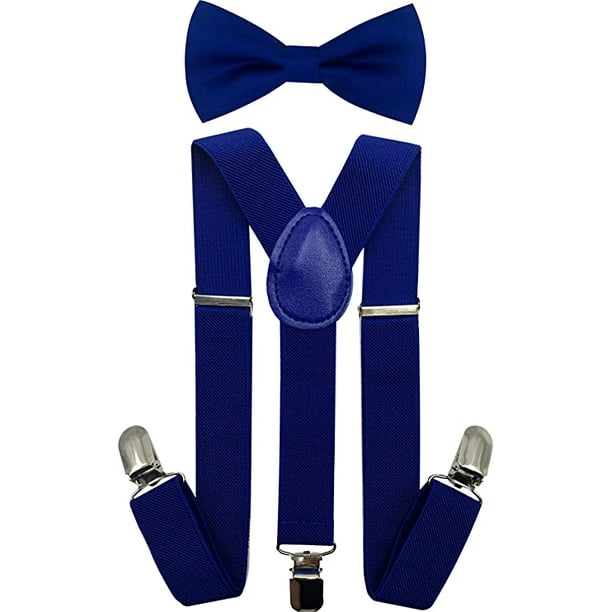 Consumable Depot Solid Color Suspenders Y-Back Adjustable and Elastic
